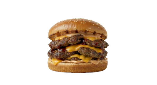 TRIPLE CHEESE BURGER